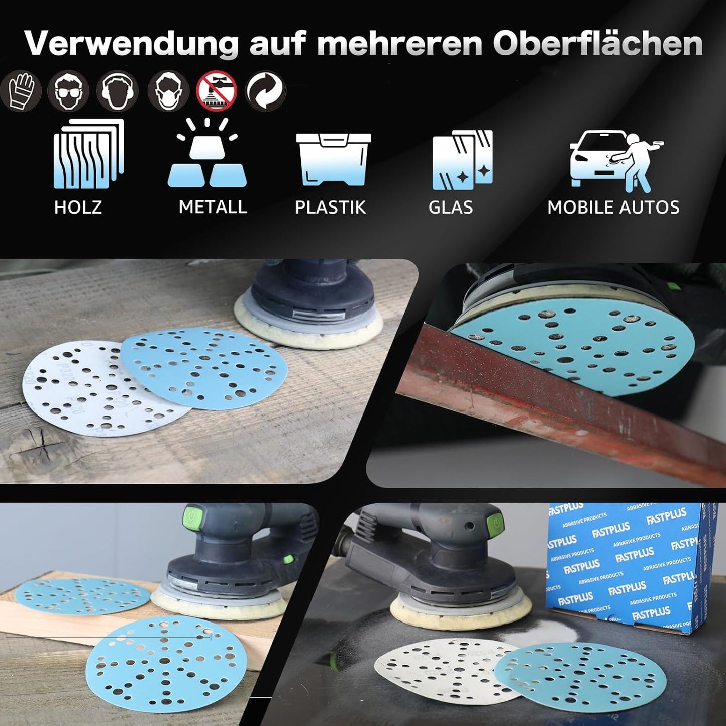 Schleifscheiben-Set, 48 Stück, 40 50.0