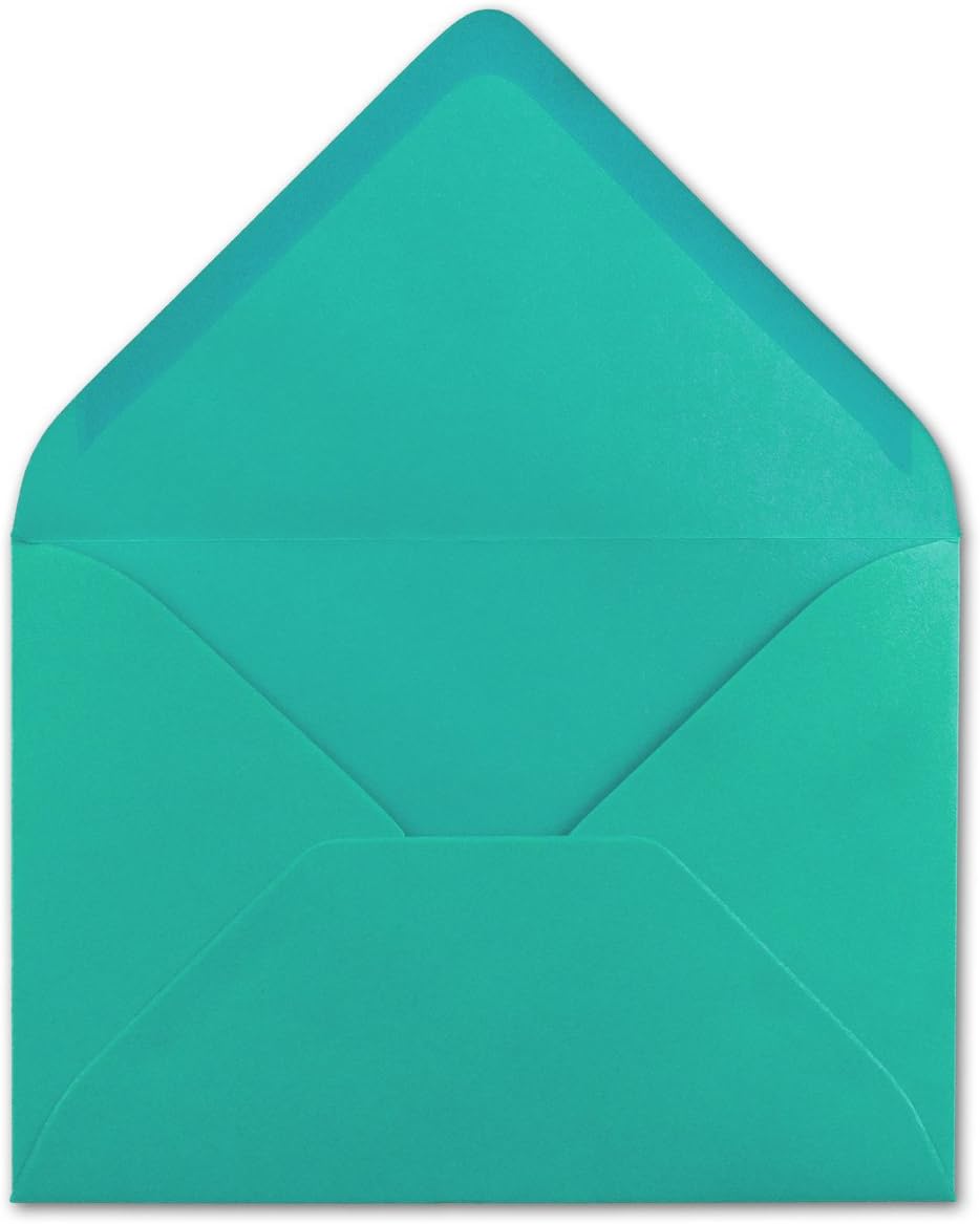 Briefumschläge DIN C6 (150 Stück), 150 Umschläge 57-Pazifikblau