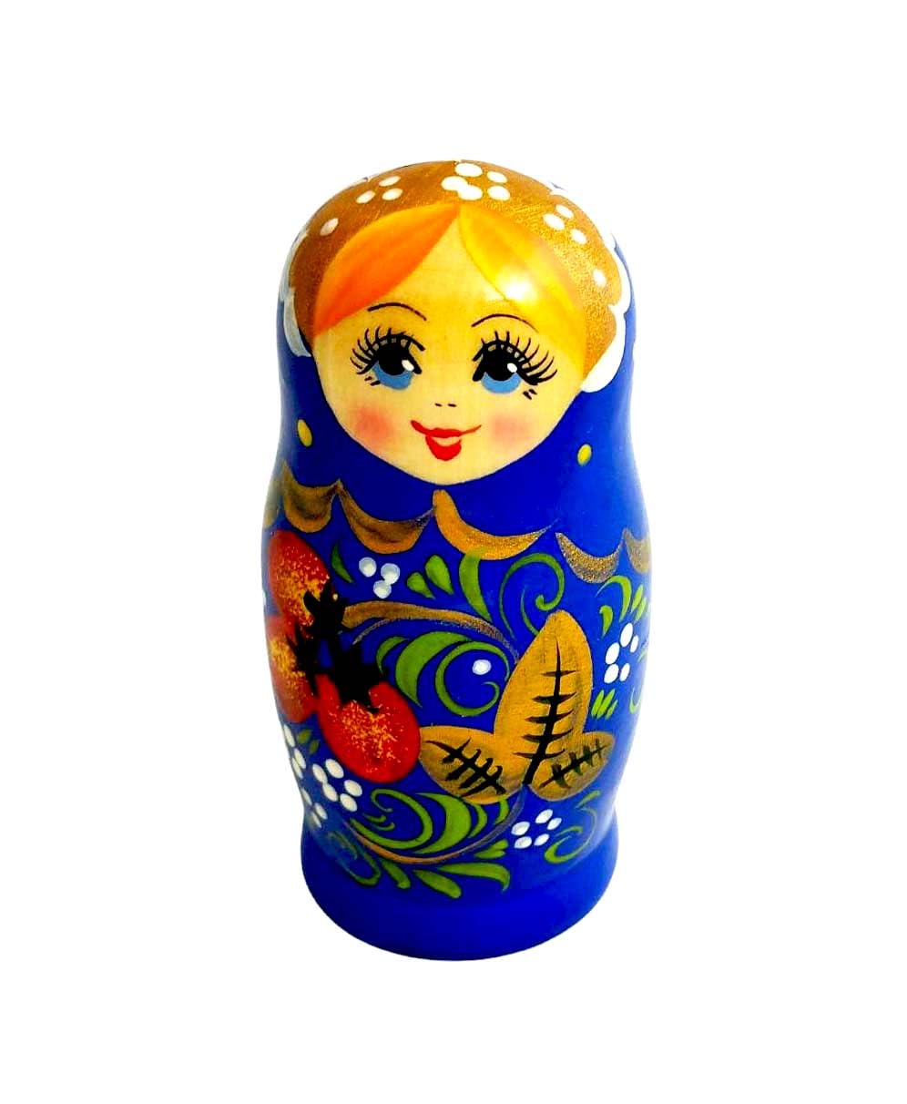 5-teiliges Matrjoschka-Set, Blau
