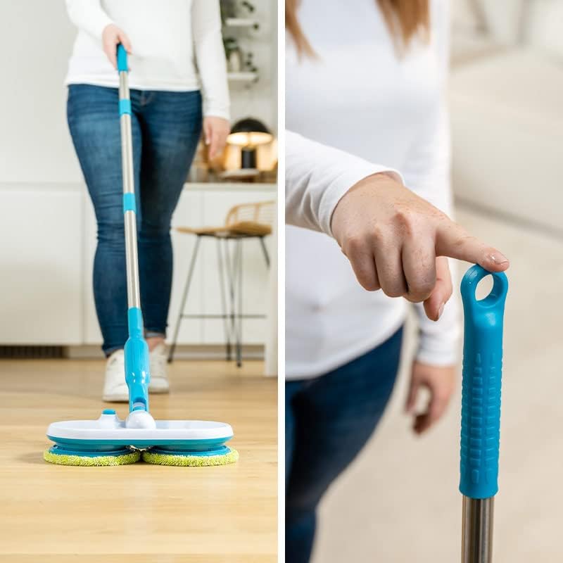 Elektrischer Bodenwischer mit Mikrofaser Pads, Floating Mop Gerät