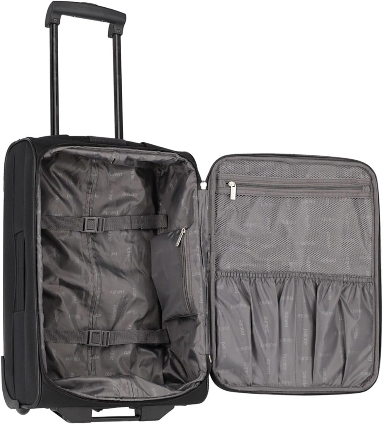 Weichschalenkoffer Orlando, Trolley S Handgepäck (53 cm) Schwarz