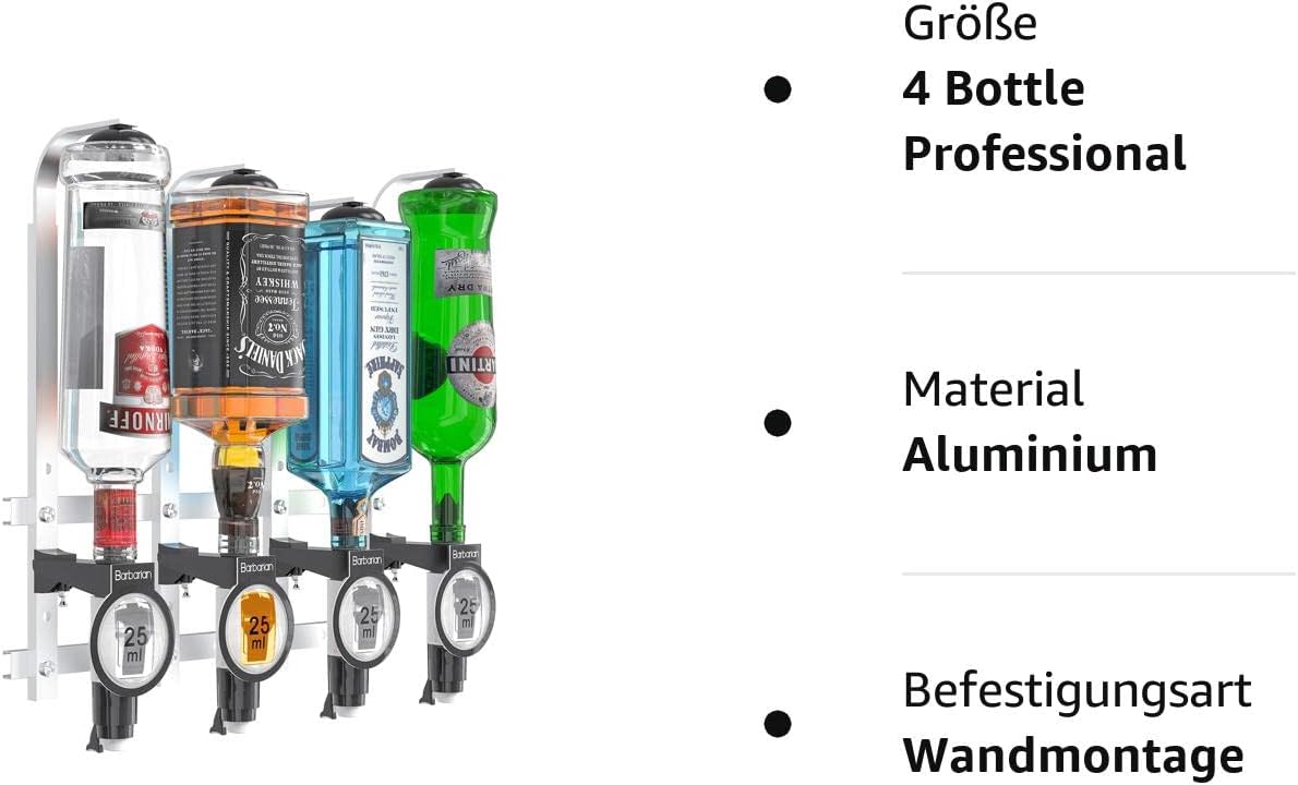Bar Butler 4 Bottle Professional, 4 Bottle Professional