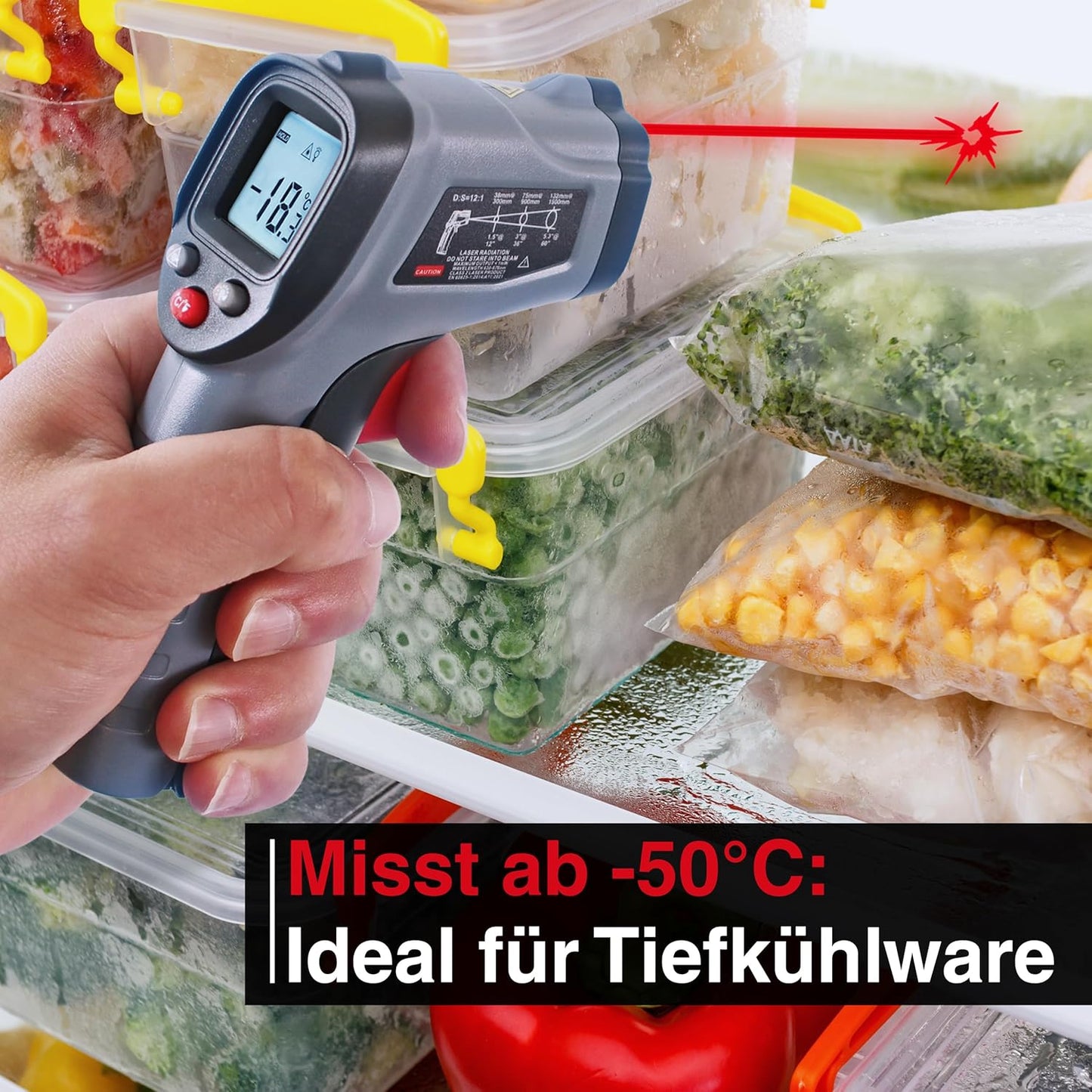 Infrarot Thermometer HGL-205, -50°C … 600°C