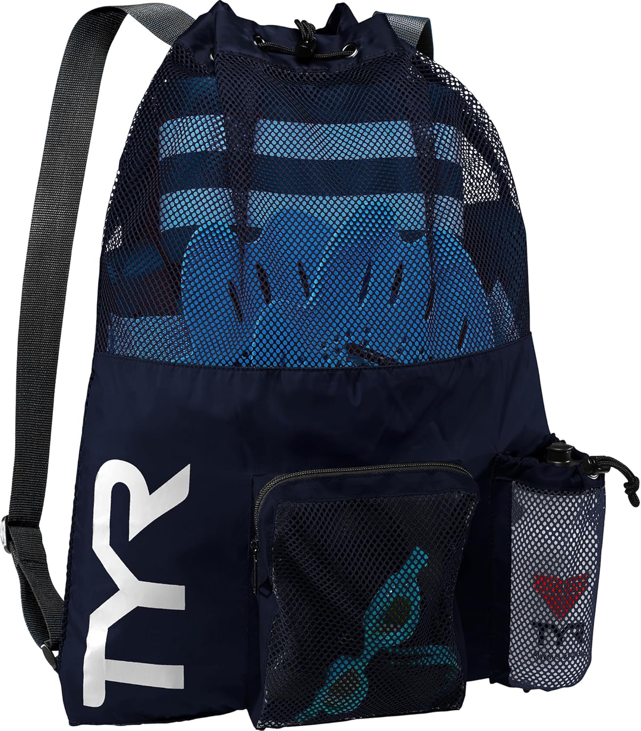 Netz-Rucksack Mummy für Schwimmausrüstung, Einheitsgröße Navy