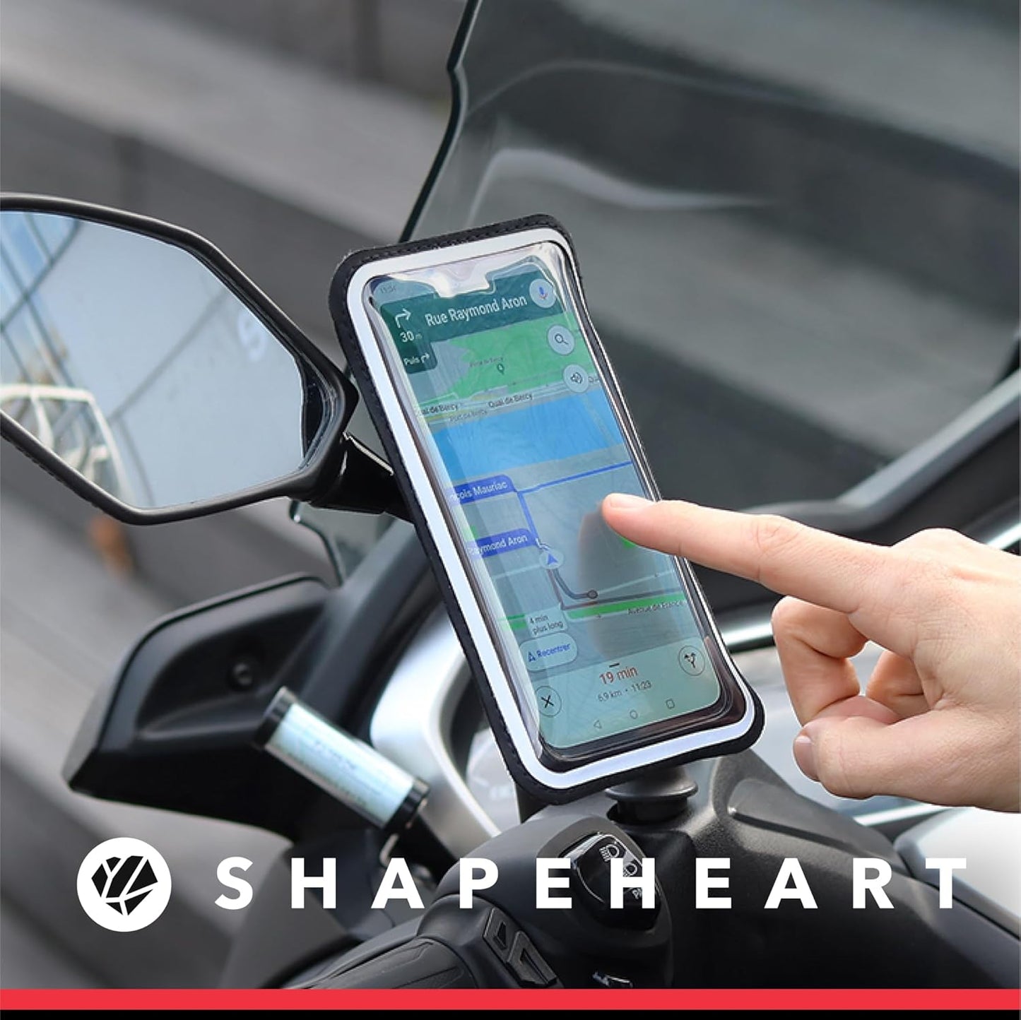 Magnetische Telefonhalterung für Motorräder