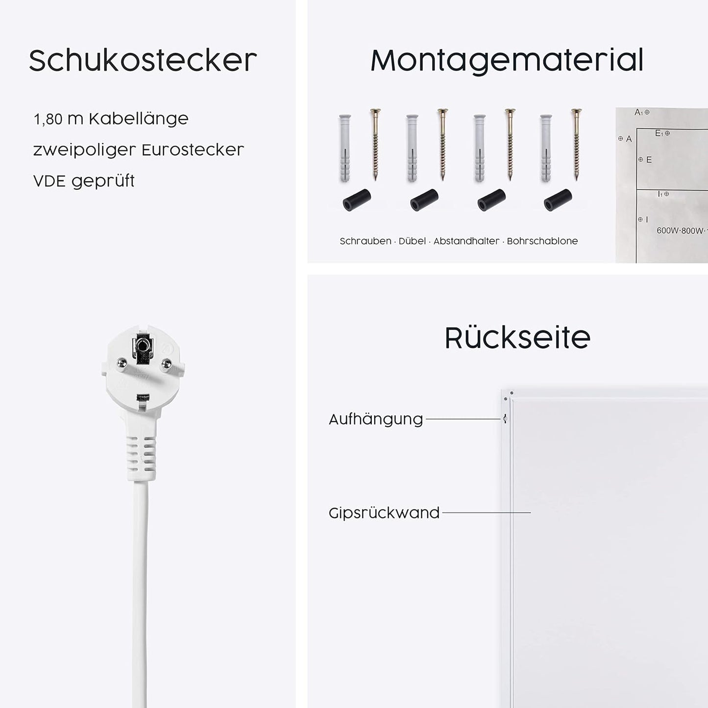 Infarotheitzkörper mit Herbst-Bildmotiv, 800 W B004. Stillleben