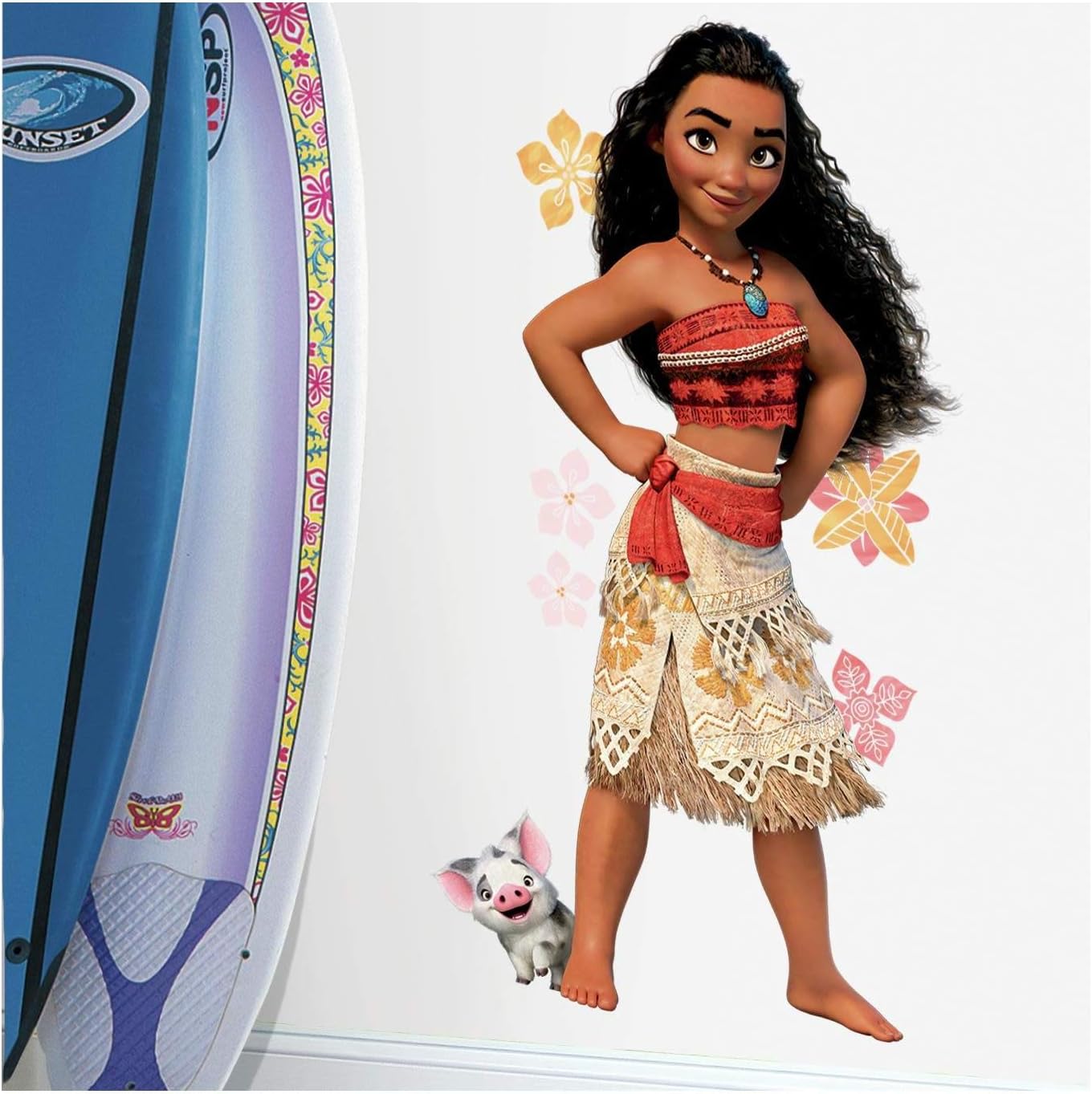 Wandaufkleber-Set Vaiana, Vaiana-Aufkleber