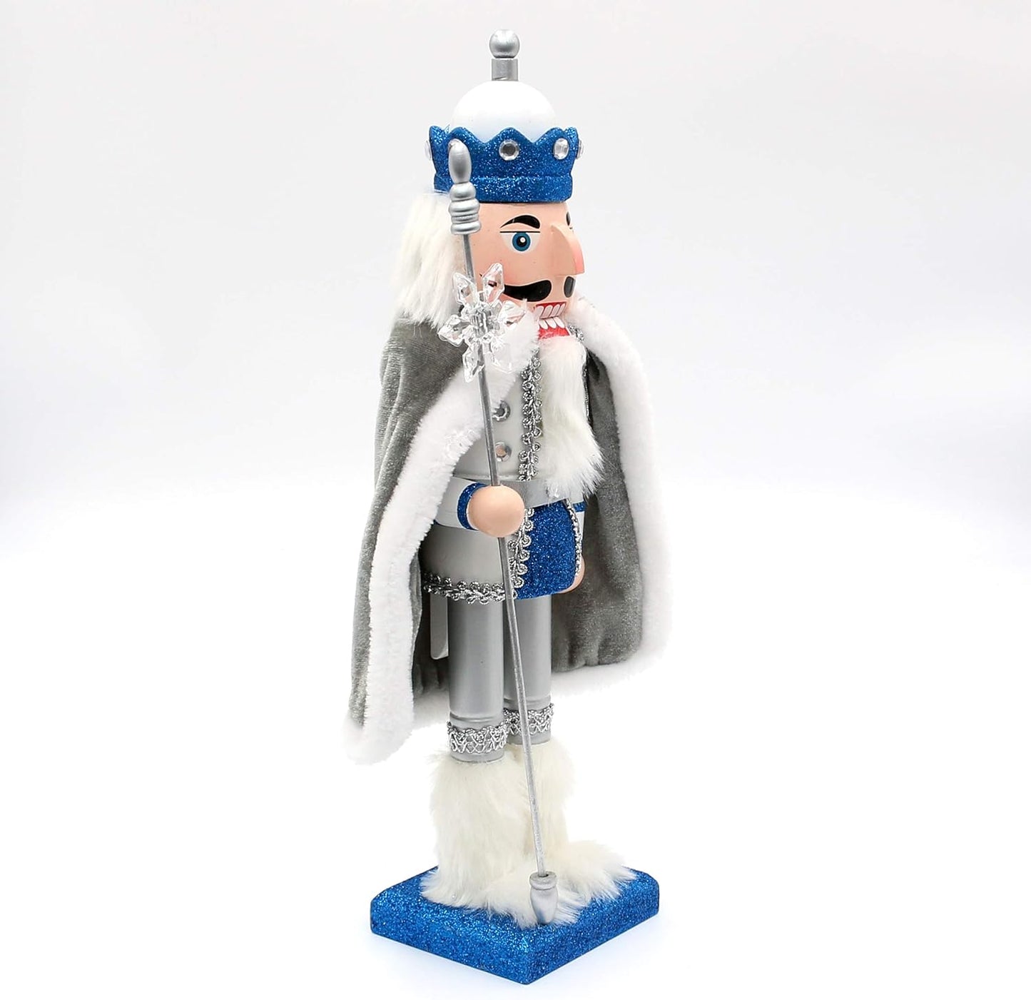 Nussknacker - König, Blau 38 cm