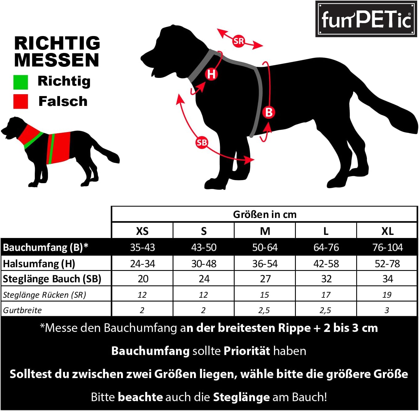 Hundegeschirr Essential, Schwarz L