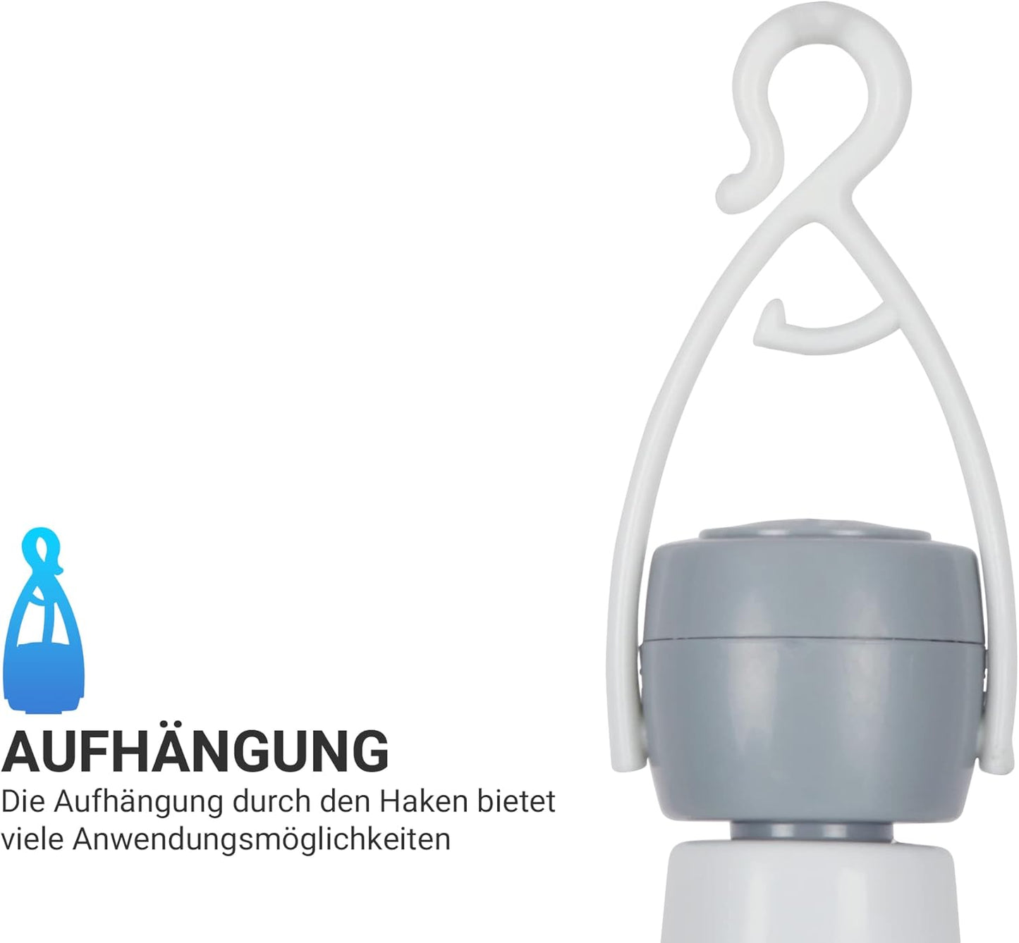 Deckenventilator mit abnhembaren Rotorblättern, Weiss ( Xxl Kabel )