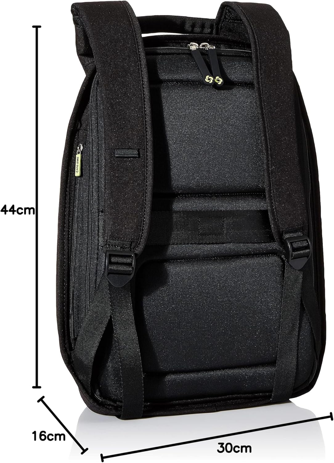 Securipak Laptoprucksack, Schwarz (Schwarzer Stahl) Backpack 15.6"