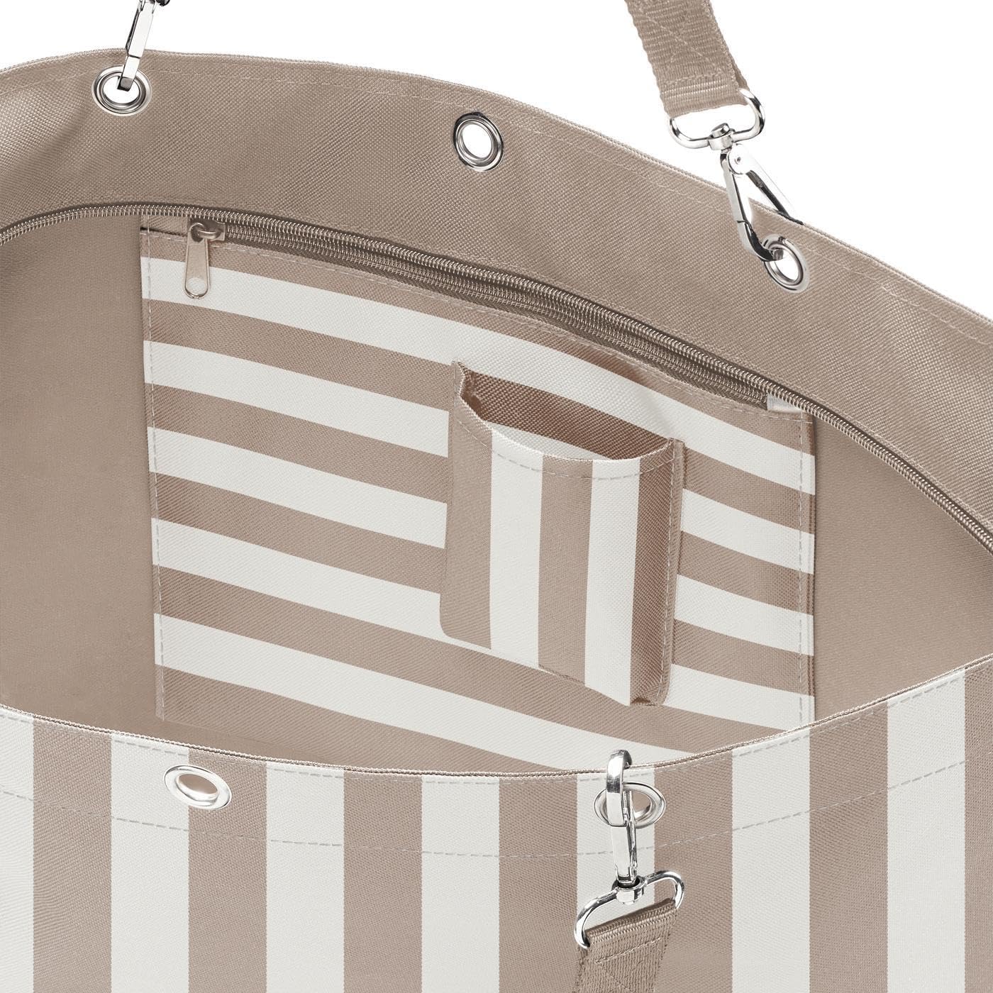 Shopper XL Summerstripes Coffee, Summerstripes Coffee
