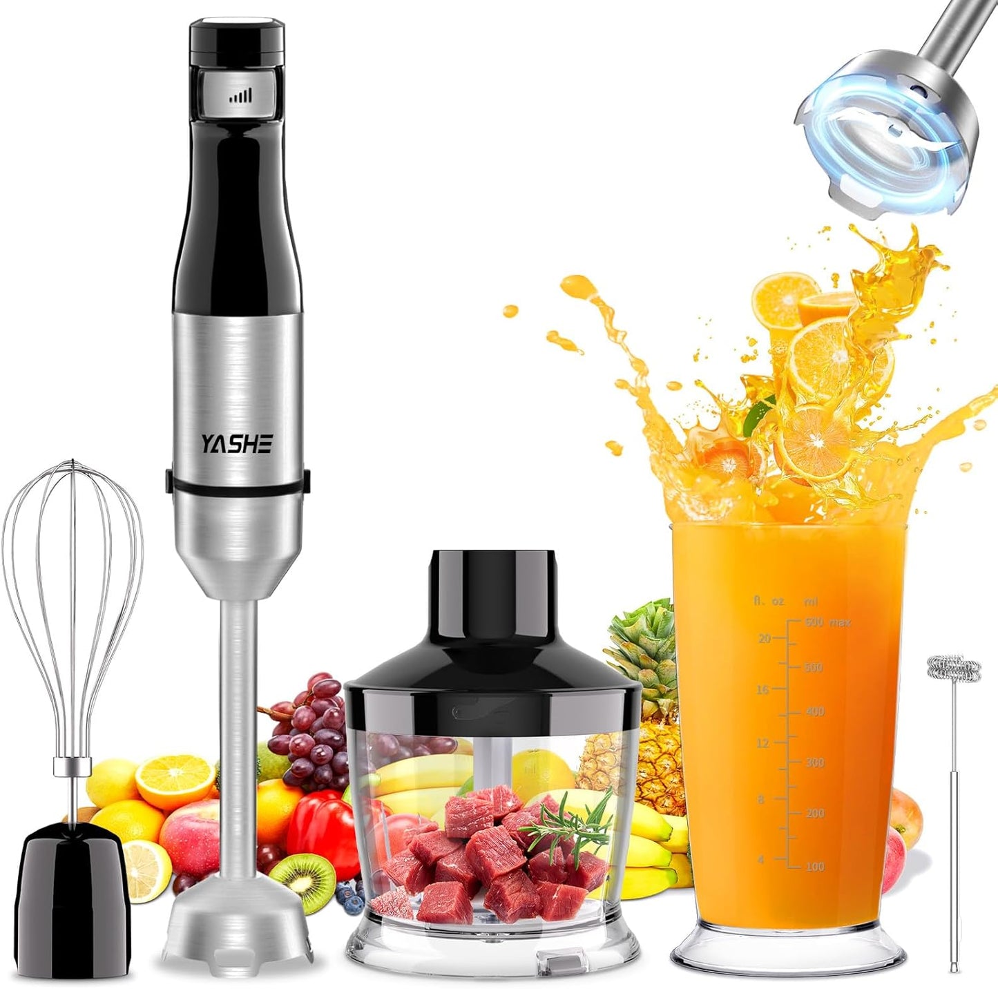 5-in-1 Stabmixer mit Zubehör