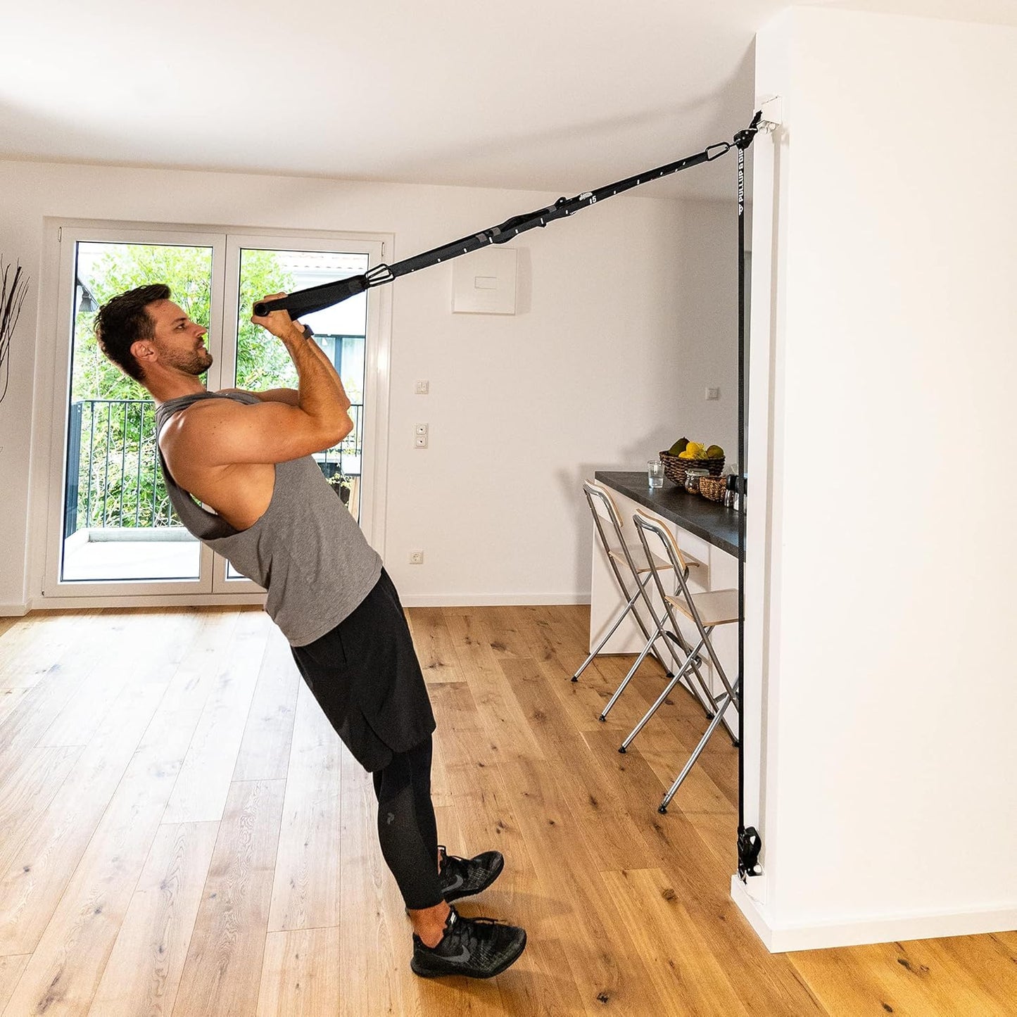 Schlingentrainer und Widerstandstrainer Set, TÜR + WAND Paket