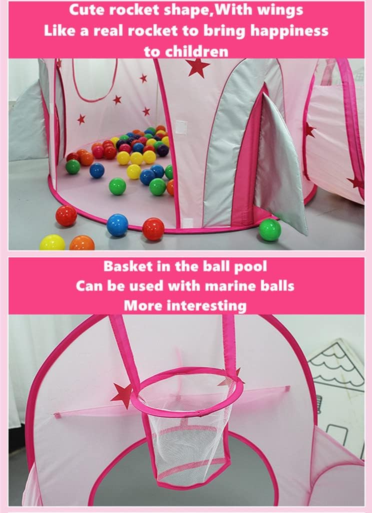 Spielzelt-Set, Rosa Rakete
