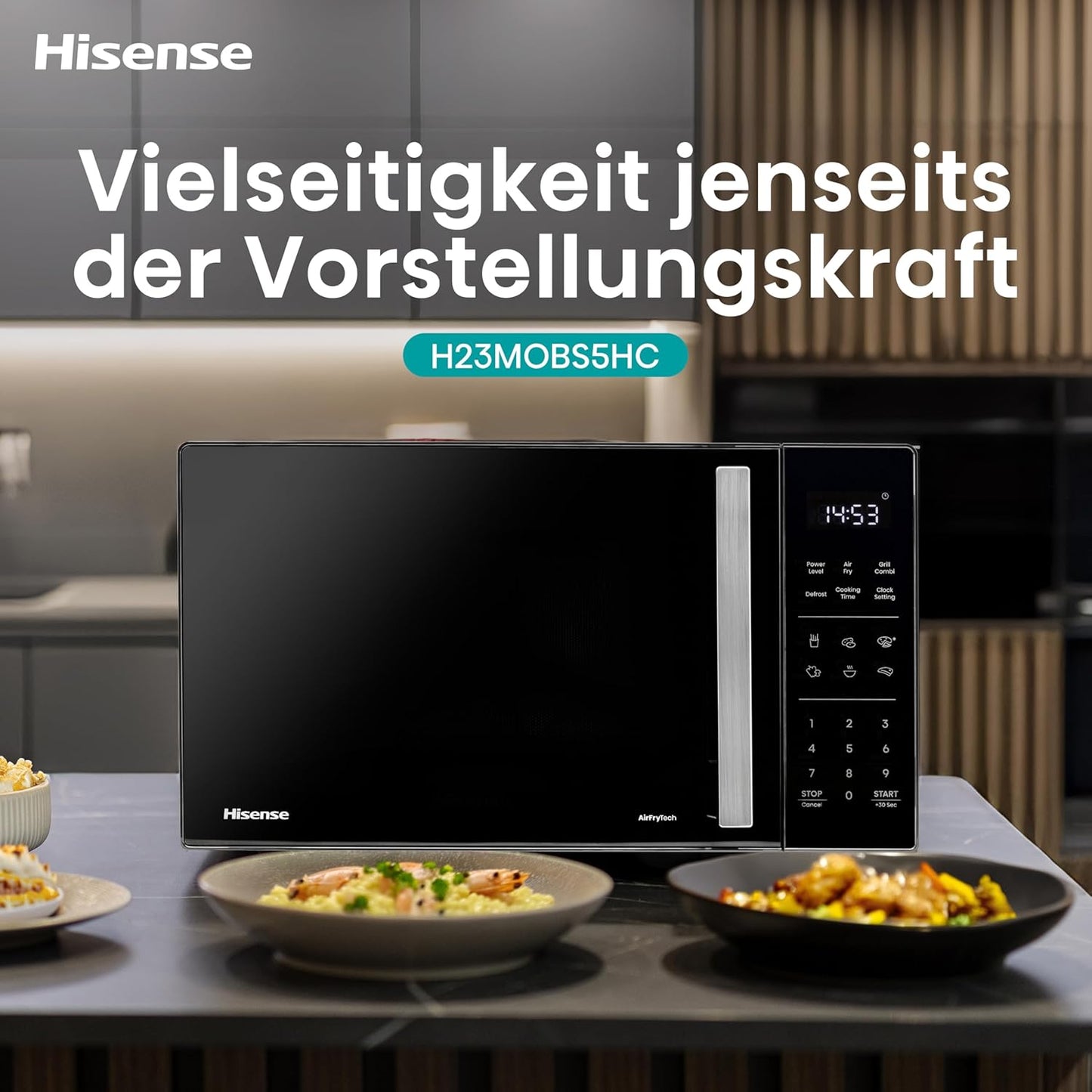 Mikrowelle mit AirFry- & Memory-Funktion