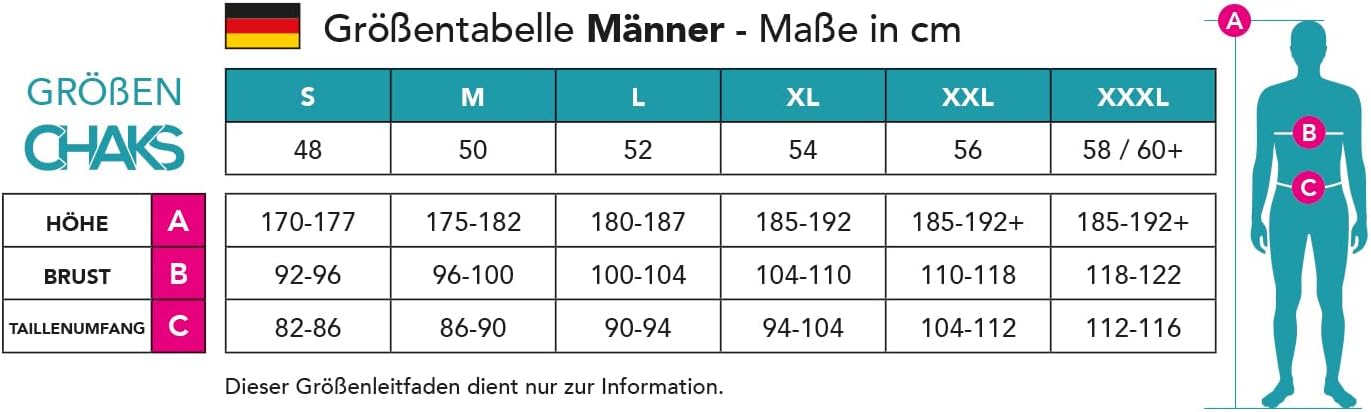Druiden-Kostüm-Set für Karneval, Mehrfarbig L
