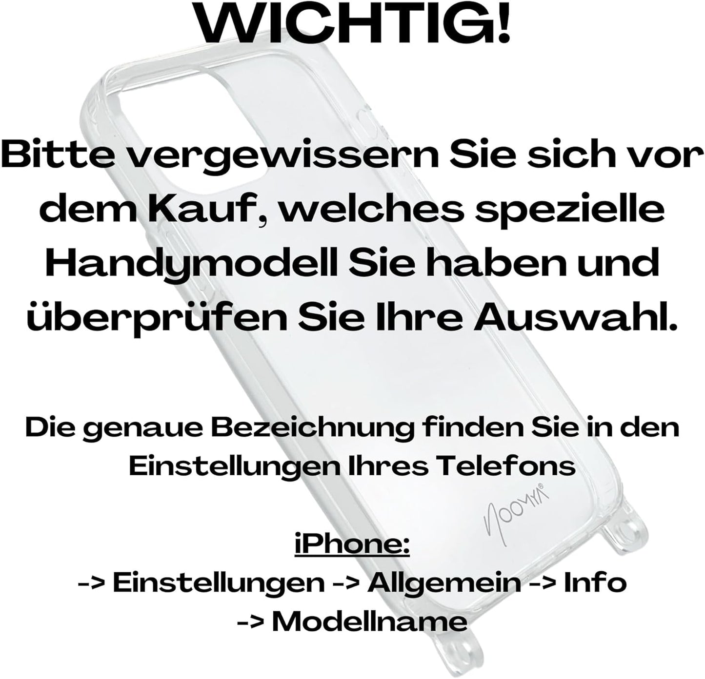 Handykette für iPhone 15 Pro, iPhone 15 PRO - MAGSAFE Set Midnight Star