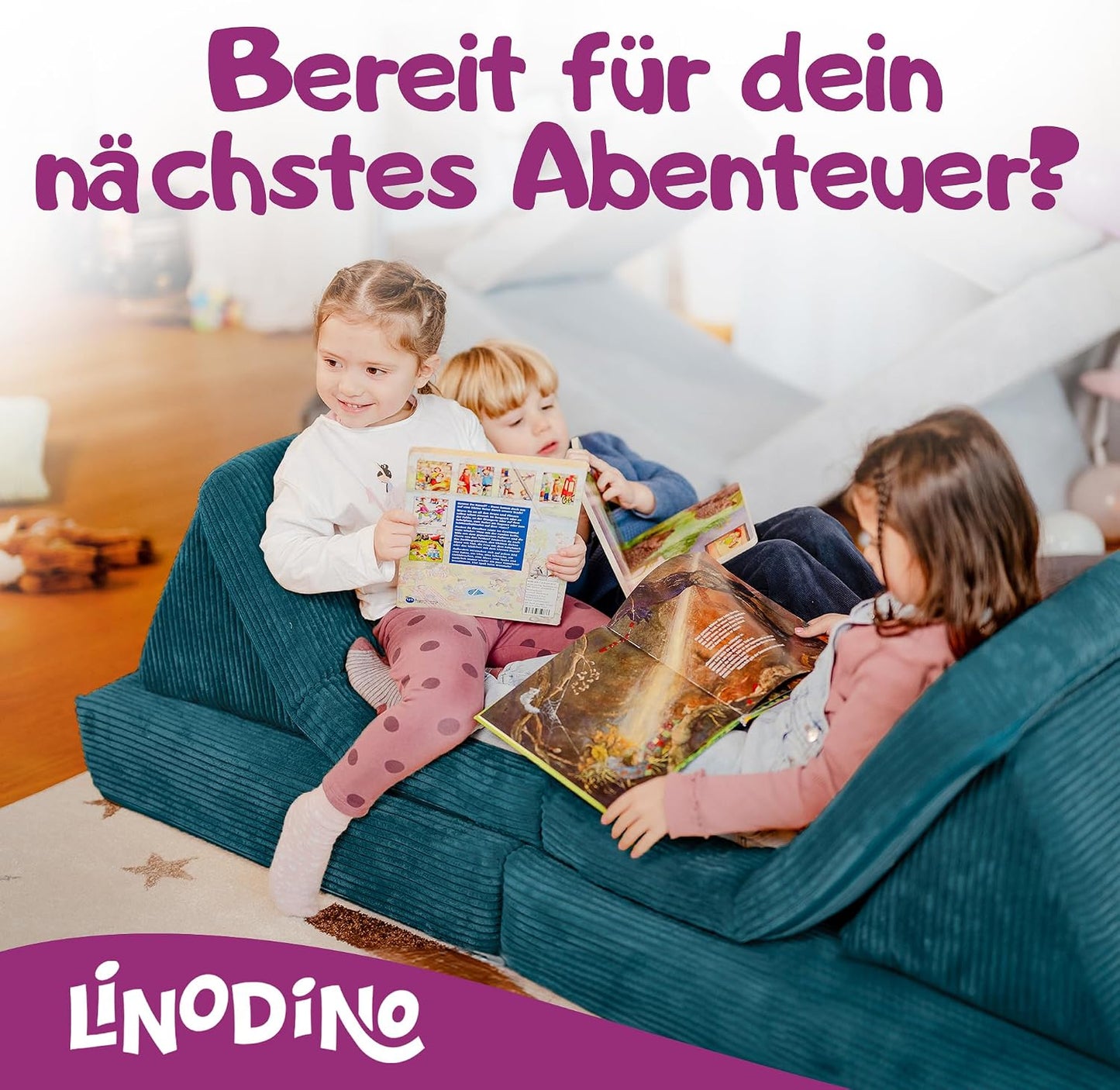 Spielsofa für Kinder, Tannengrün