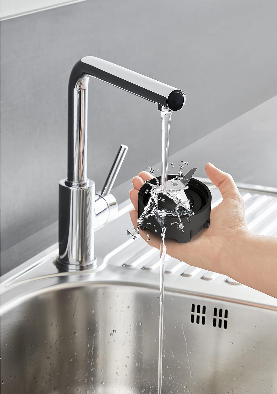 BL15FD30 Mix & Move Mini-Standmixer, Silber 300 Watt