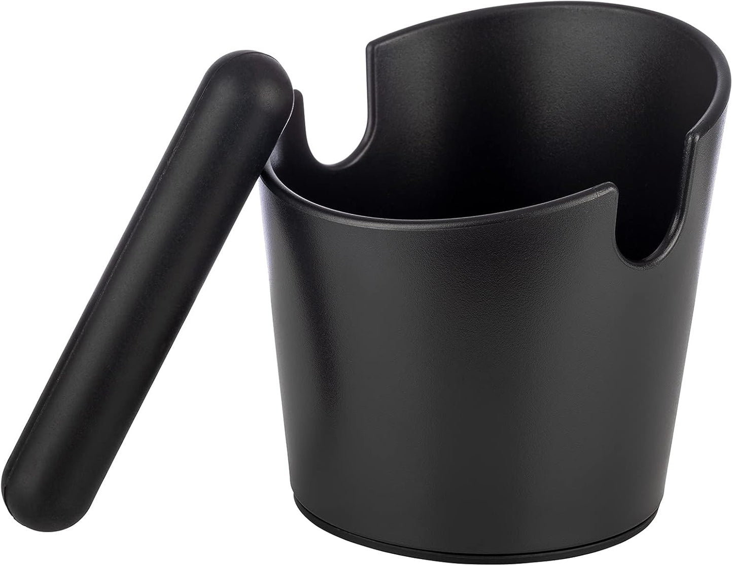 Abklopfbehälter für Espressomaschinen, Ø 12,2/10 cm, H: 9,4/12,7 cm
