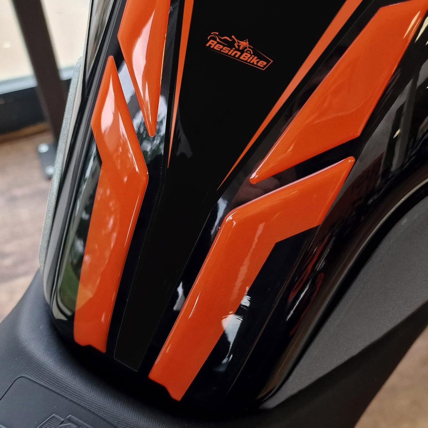 3D Harz Motorrad-Aufkleber für KTM Duke 2021-2022, Duke 390 250 200 125 Protezione Paraserbatoio