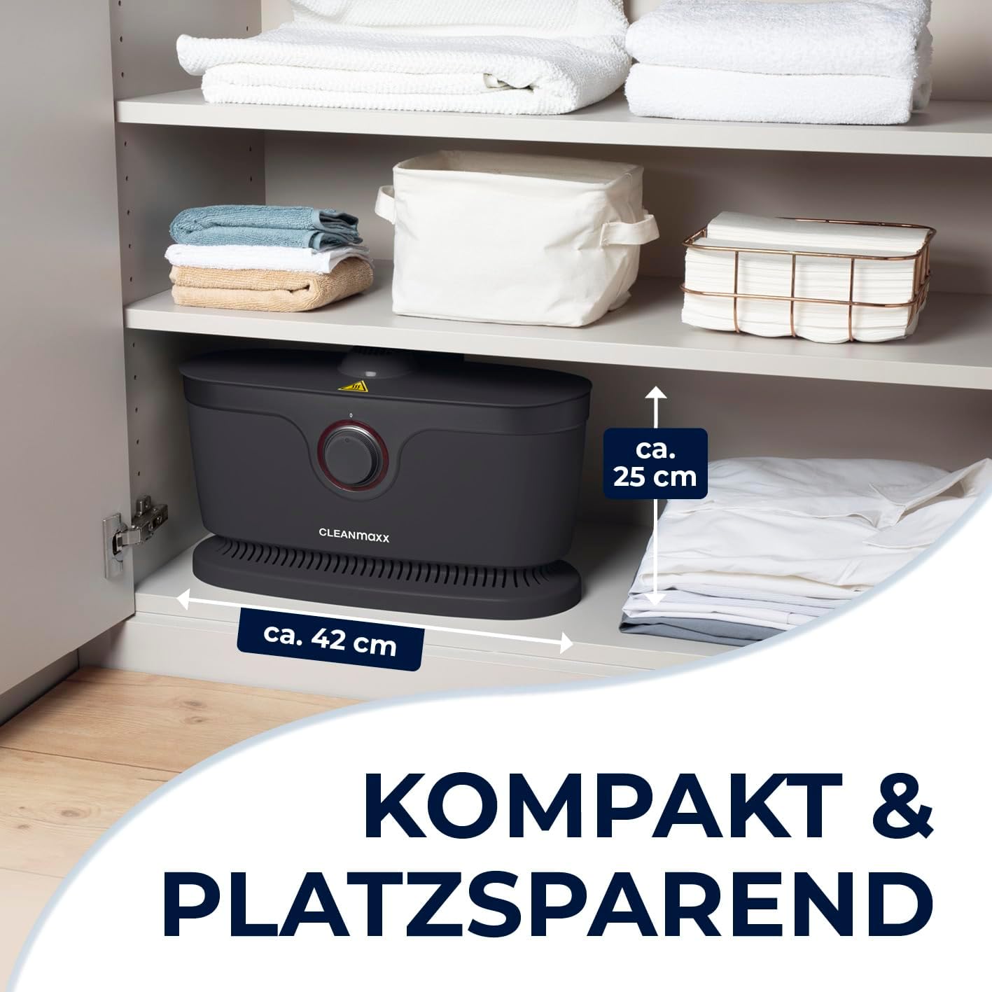 Automatischer Hemdenbügler Pro mit Hosenaufsatz, Pro mit Hosenaufsatz Schwarz