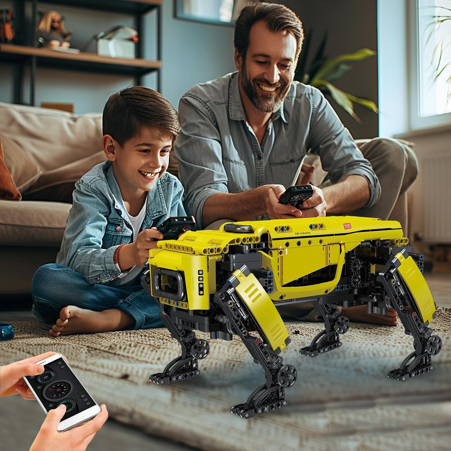 15066 Roboterhund Bausatz mit Fernbedienung