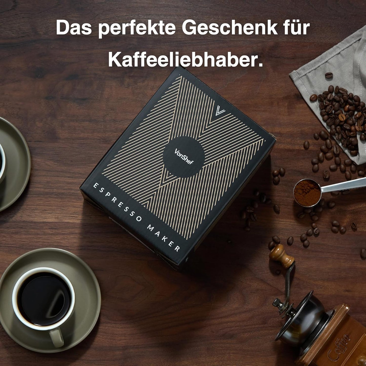 Espressokanne für Herd, 300ml / 6 Tassen