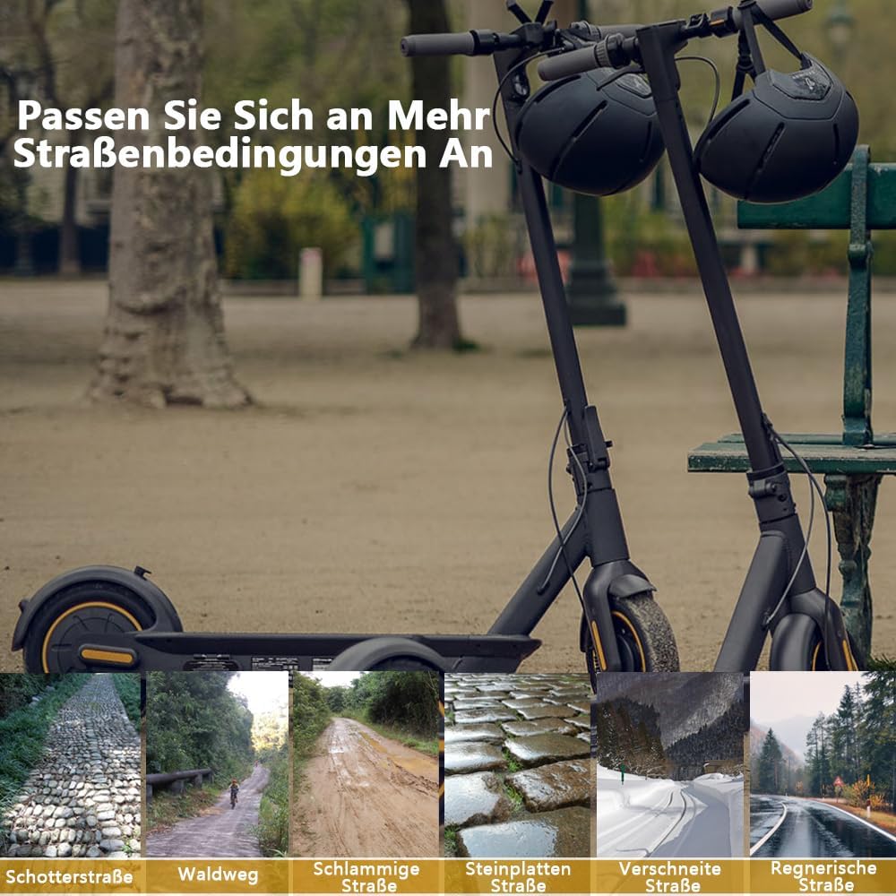 Tubeless Reifen mit Ventil für Segway Ninebot Max G30, Selbstheilung Tubeless Reifen 1 PCS