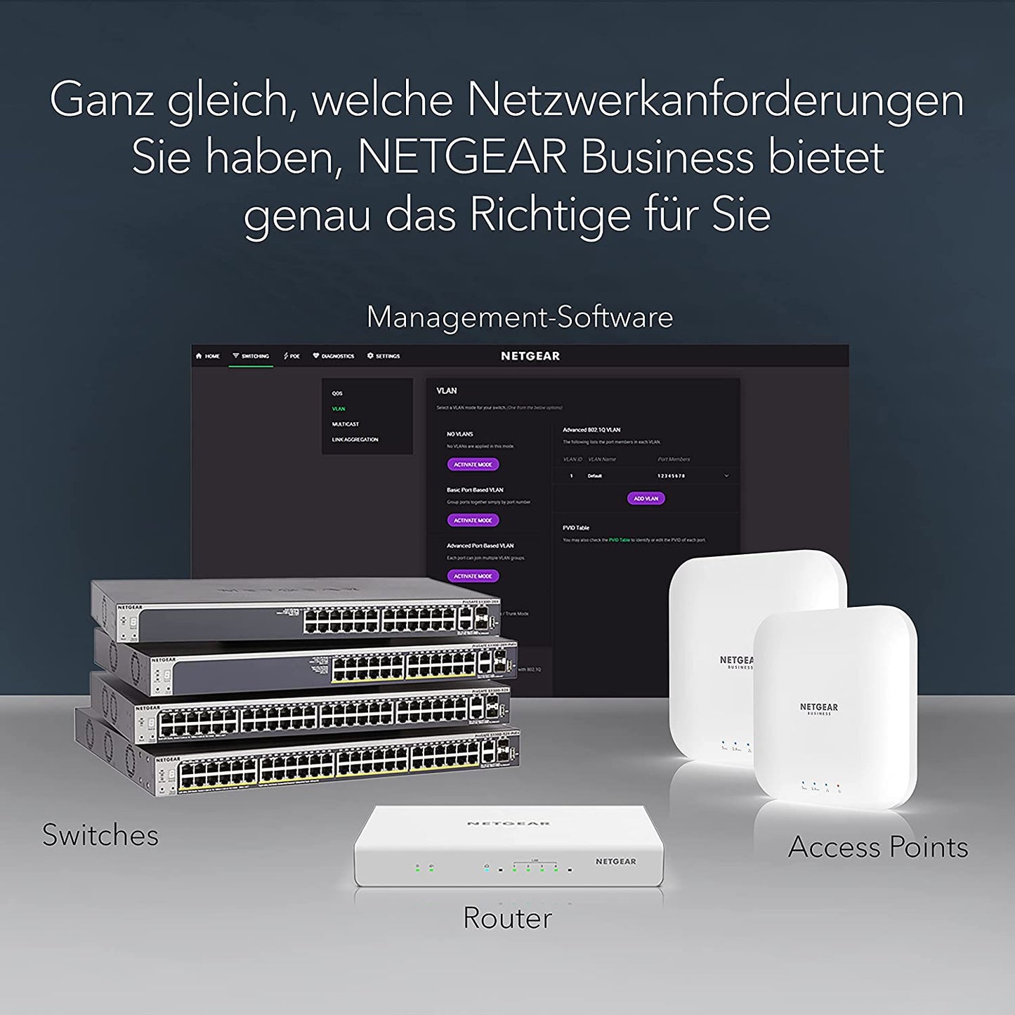 GS105GE, Switch