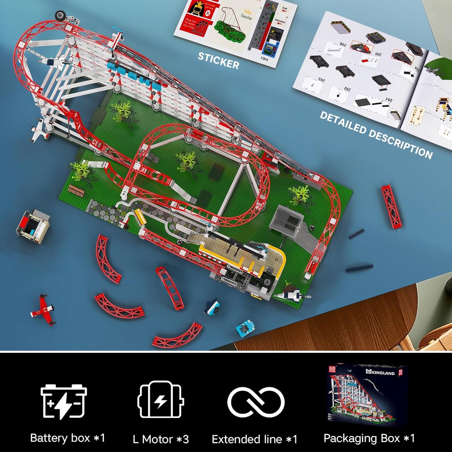 Technik Achterbahn Modellbausatz