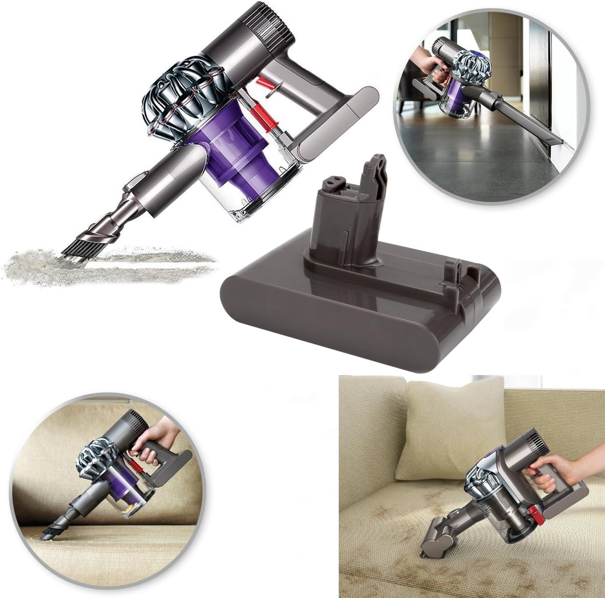 Ersatzakku für Dyson Staubsauger