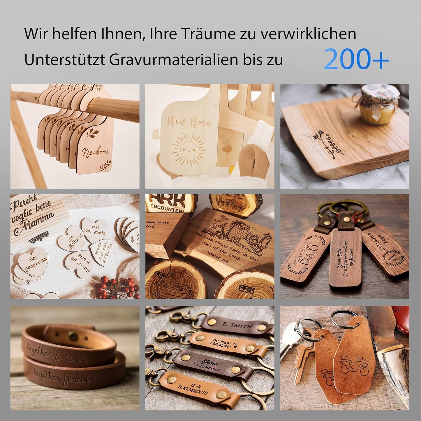 Laser-Graviermaschine mit Touchscreen & App-Steuerung, Ray 5W