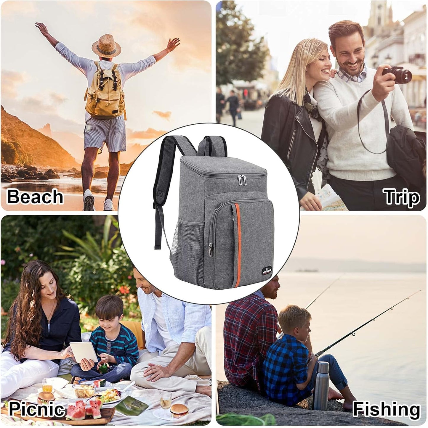 Auslaufsicherer Kühlrucksack
