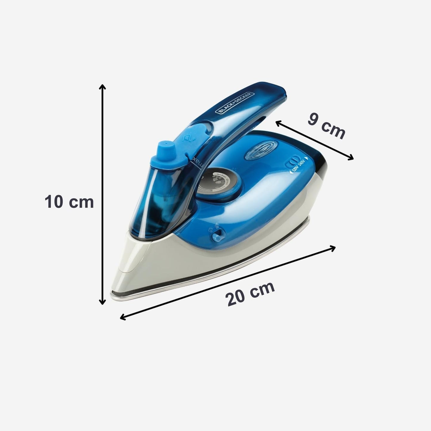 Reisebügeleisen, 1000W | 120g/min