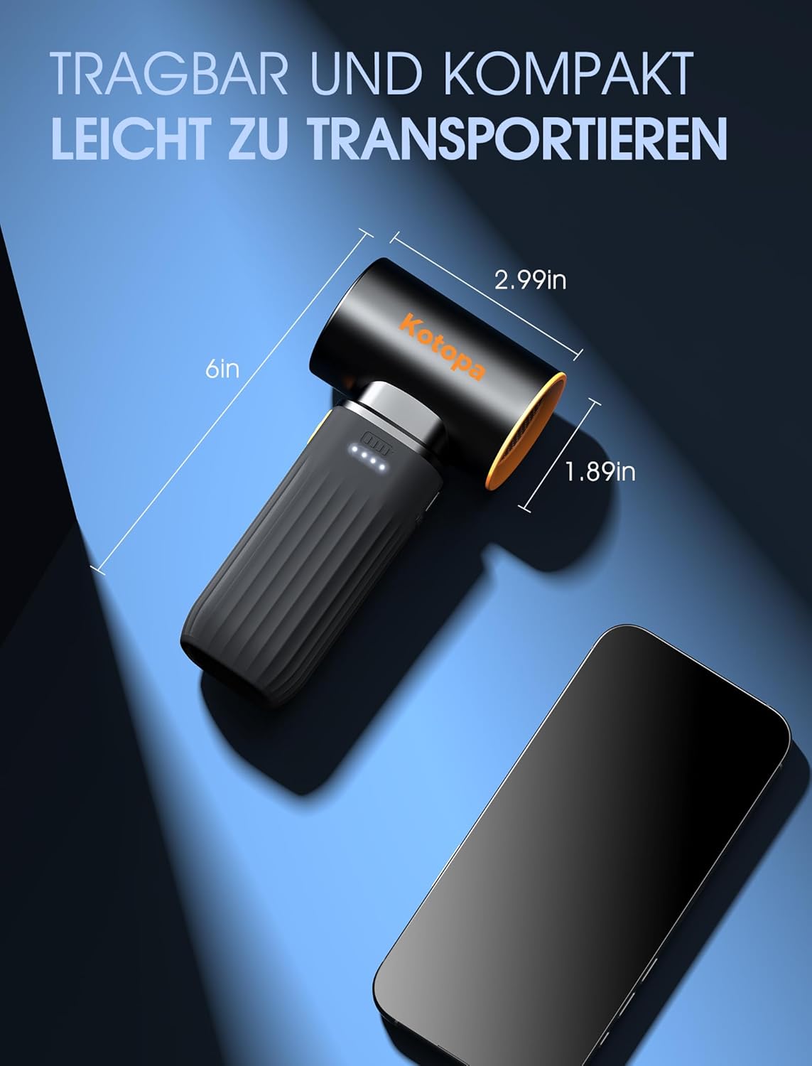 Elektrisches Staubgebläse, Schwarz