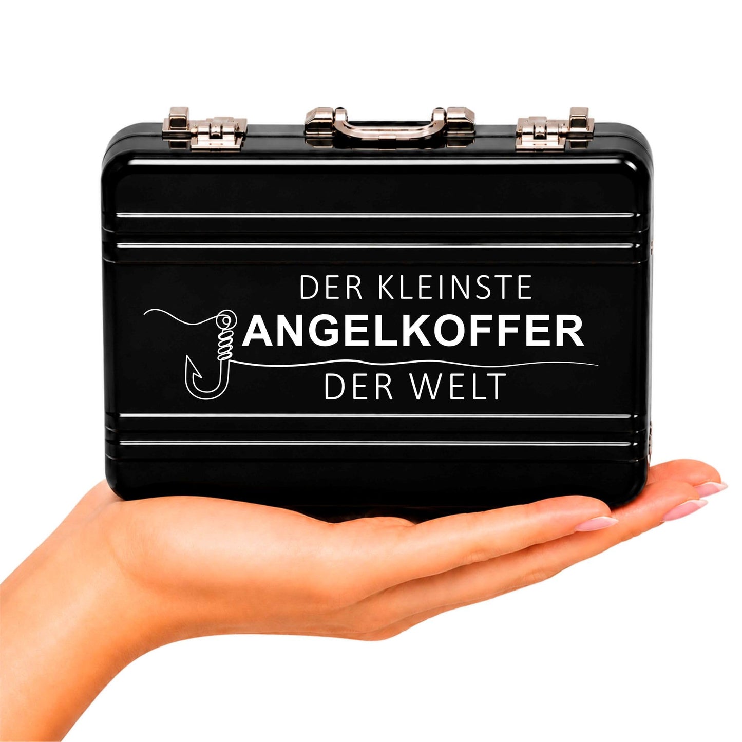 Der kleinste Angelkoffer der Welt mit Glücks-Ködern, Der wohl kleinste Angelkoffer der Welt