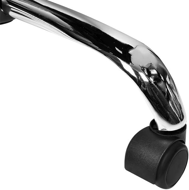 Ergonomischer Bürostuhl mit Kunstlederbezug, Weiss