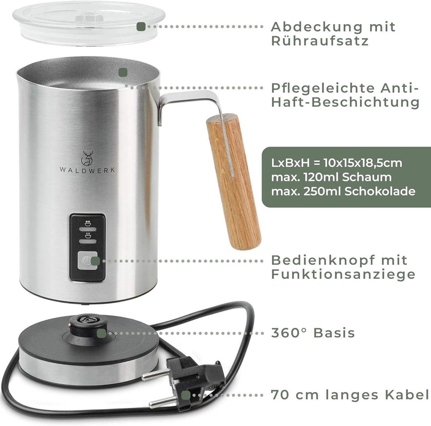 Elektrischer Milchaufschäumer