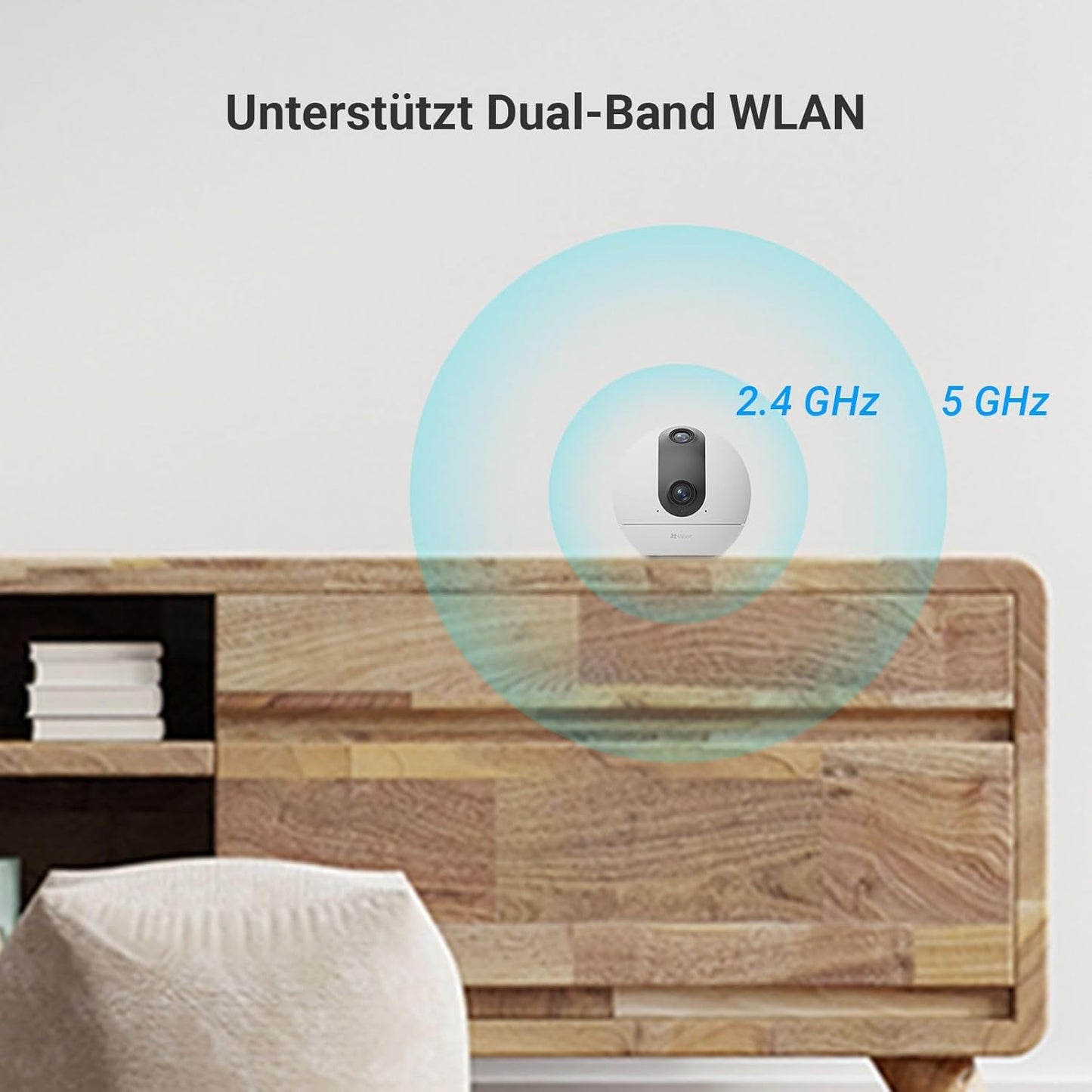 C60p Innenkamera mit 2K+ Dual-Lens und Personenerkennung, Duallens 2K+