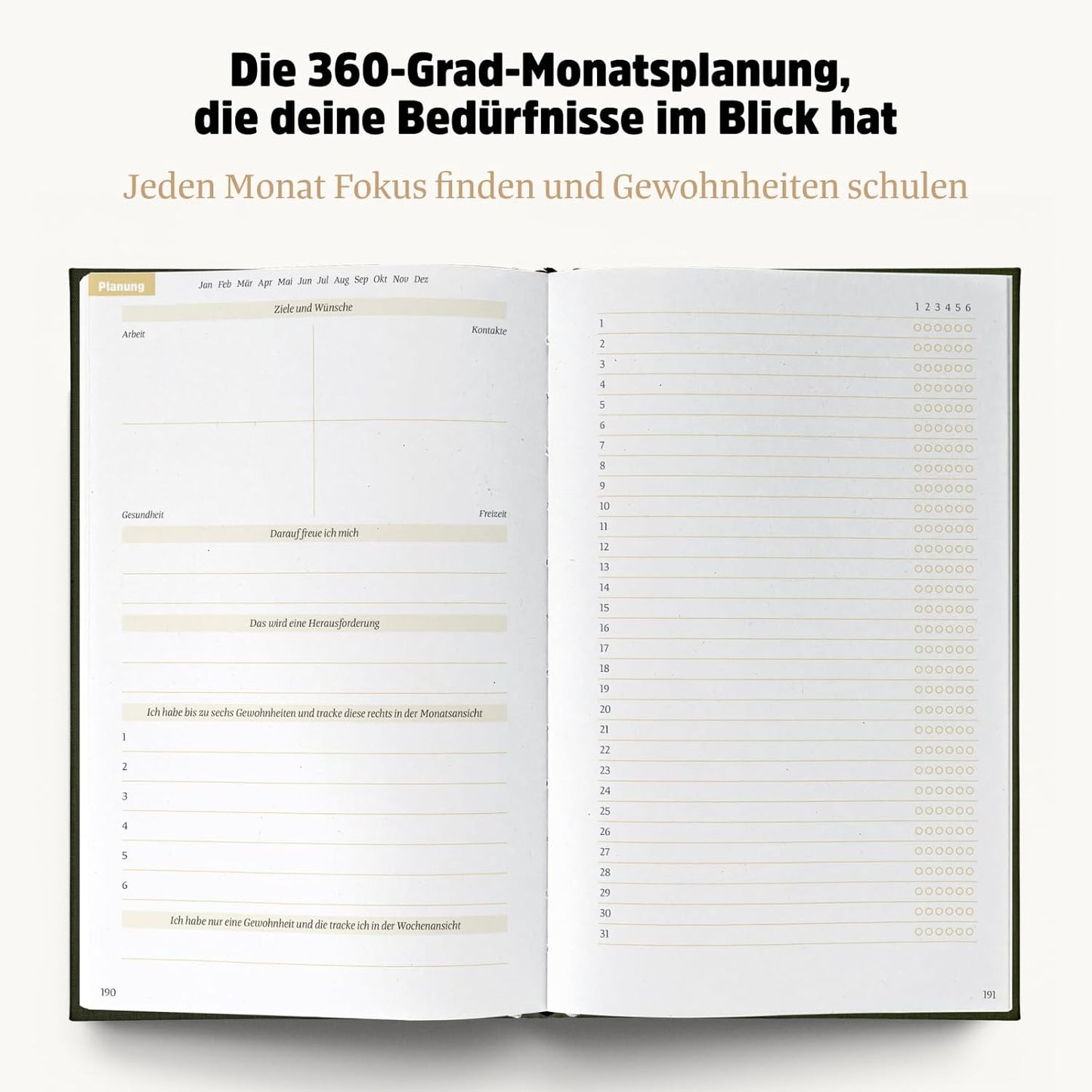 Terminkalender: Ein guter Plan, Natur