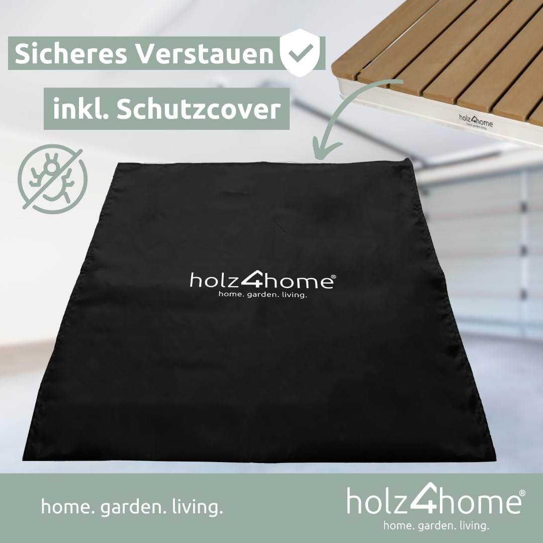 Bodendusche als Gartendusche oder Pooldusche, Eckig WPC
