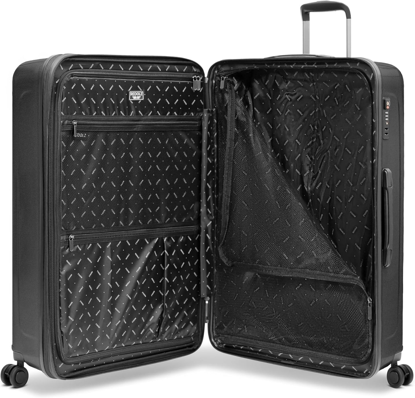 2er-Set Hartschalen Koffer mit Laptopfach, Black Metallic 2-SET Trolley+ Laptopfach & Trolley L+ erweiterbar