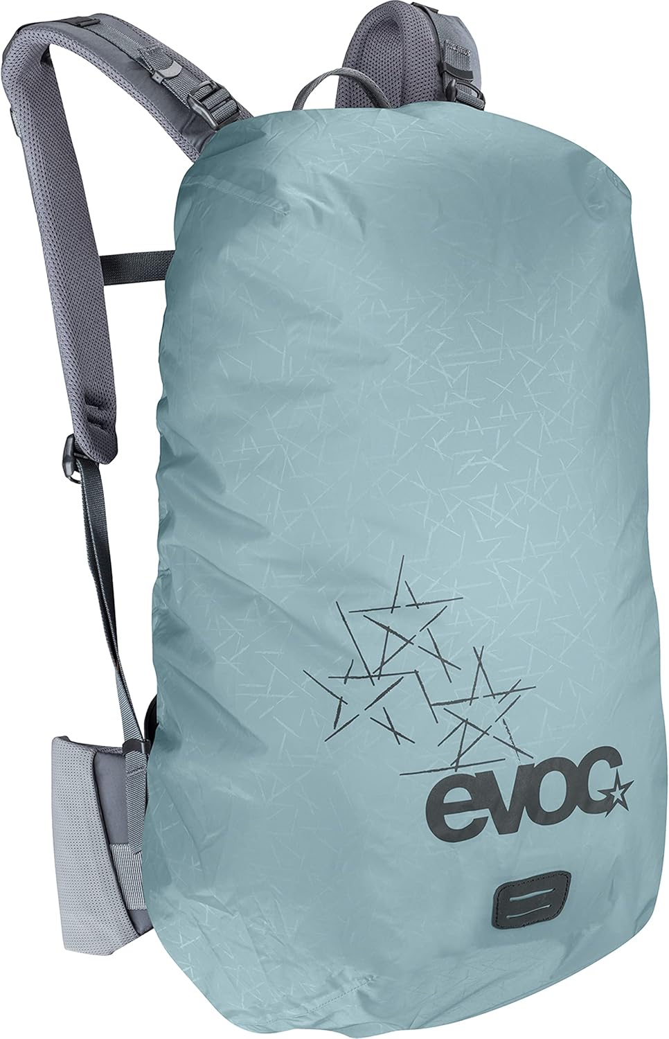 Raincover Sleeve, 25L, M Stahl/Grau
