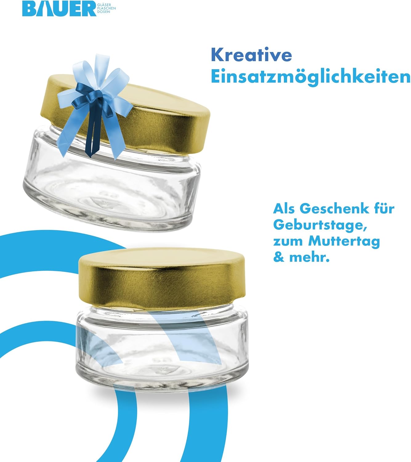 6er Set Gewürzgläser, 154ml x 6 Stück