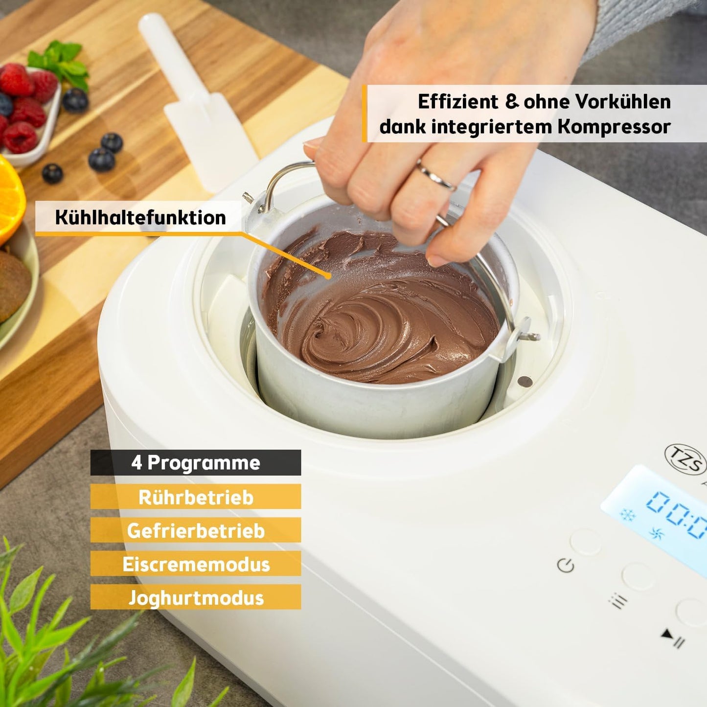 Eismaschine, 1,0 Liter 1,0 Liter