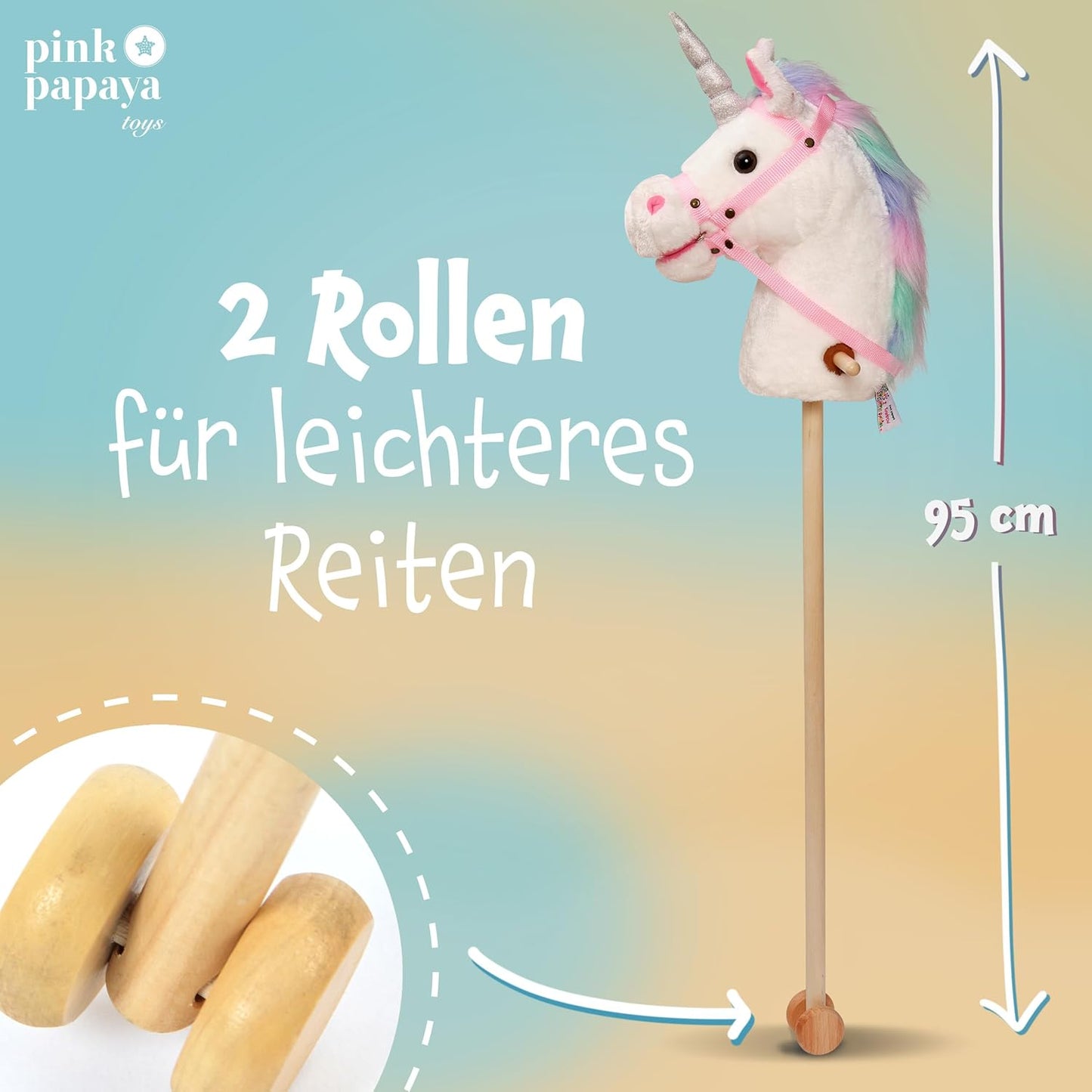 Steckenpferd mit Soundfunktion, Steckenpferd Rainbow