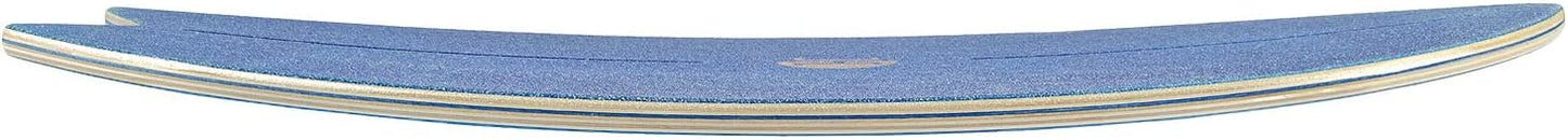 Balance Board Ocean Rocker mit Zubehör-Set, Blau + Rolle + Korkhalbkugel + Matte