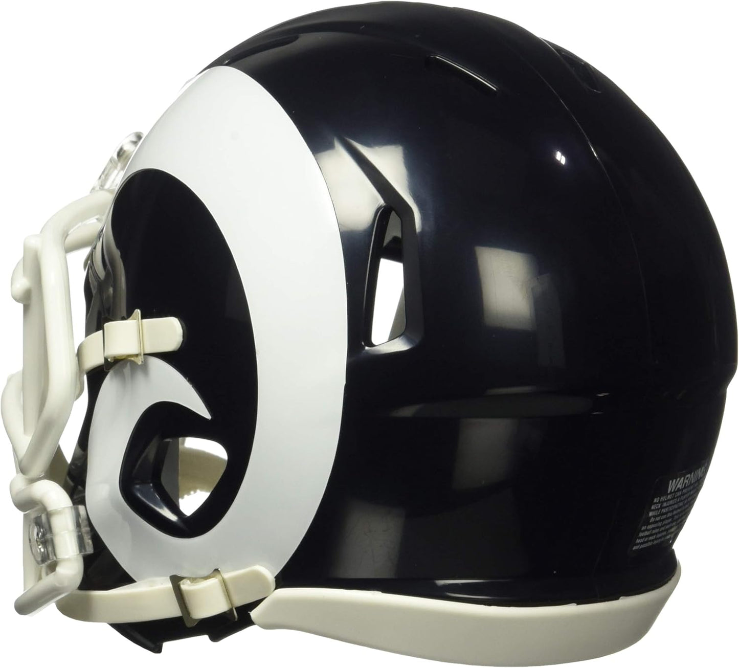 Mini Football Helm NFL Speed, Los Angeles Rams M Weiss/opulenter Garten